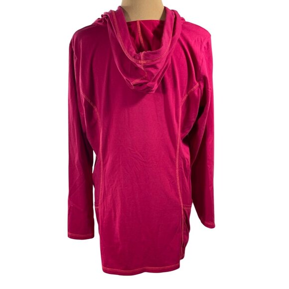 Cabela's Women's Hoodie T-Shirt Top Pink Size L Large Modal Blend - Picture 3 of 7